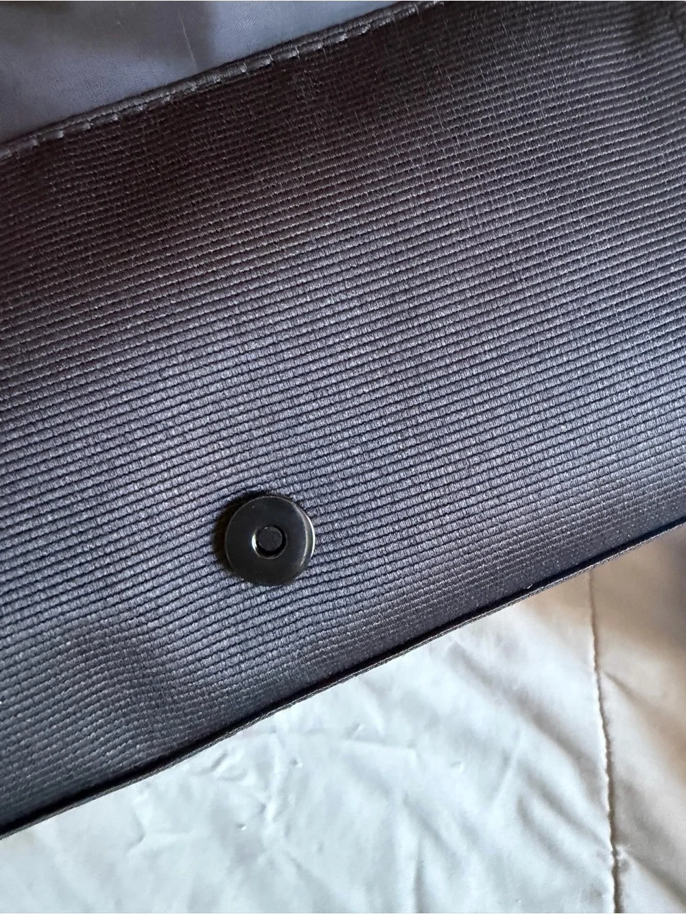 MAC Cosmetics Black with Teal, Purple and Blue Accent Makeup Bag New with Box